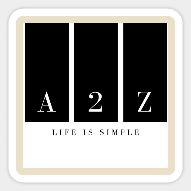 a2z Sticker by brightakStudio